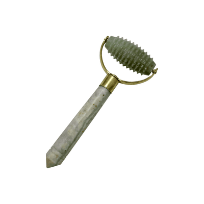 Jade Stone Needle Massage Roller for Face & Body (1 Count)