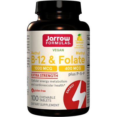 Methyl B-12 & Methyl Folate Lemon (100 tablets)