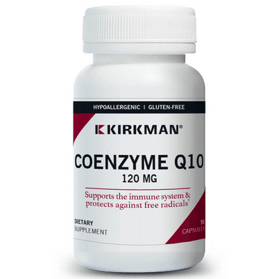 Coenzyme Q10 120 mg Capsules- Hypoallergenic (90 capsules)