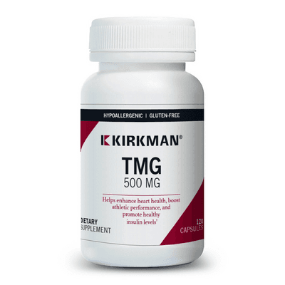 TMG (Trimethylglycine) 500 mg Capsules - Hypoallergenic (120 capsules)