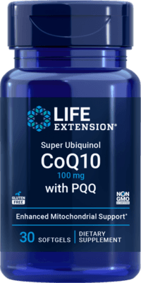 Super Ubiquinol CoQ10 with PQQ (30 Softgels)