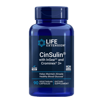CinSulin with InSea2 and Crominex 3+ (90 capsules)