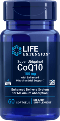 Super Ubiquinol CoQ10 w/Enhanced Mitochondrial 100mg (60 Softgels)