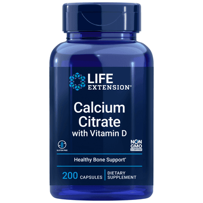 Calcium Citrate with Vitamin D (200 capsules)