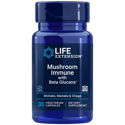 Mushroom Immune with Beta Glucans (30 capsules)