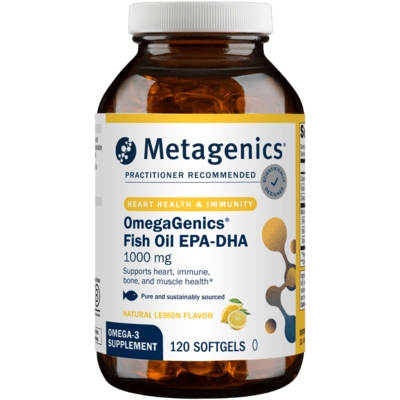 OmegaGenics EPA-DHA 1000 Fish Oil (120 Softgels)