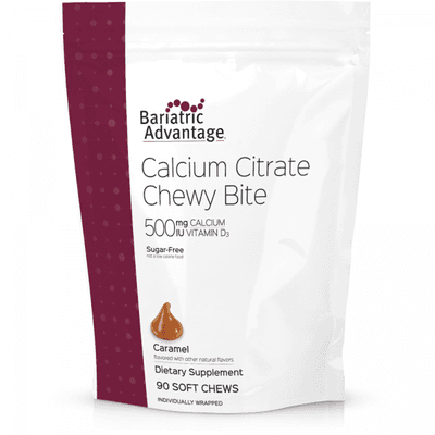 Calcium Citrate Chewy 500mg Caramel (90 Chewables)