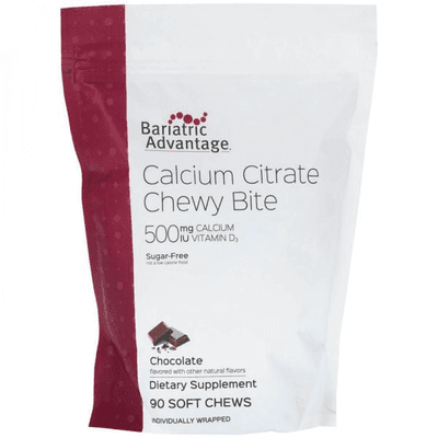 Calcium Citrate Chewy 500mg Chocolate (90 Chewables)