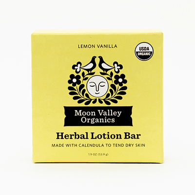 Moon Melt Lotion Bar Lemon Vanilla (1.9 Ounces)