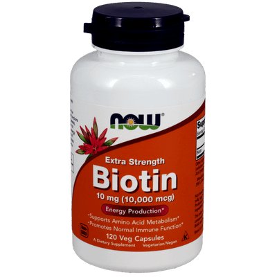 Biotin 10mg (10,000mcg) (120 capsules)
