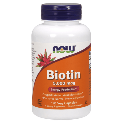 Biotin 5000mcg (120 capsules)