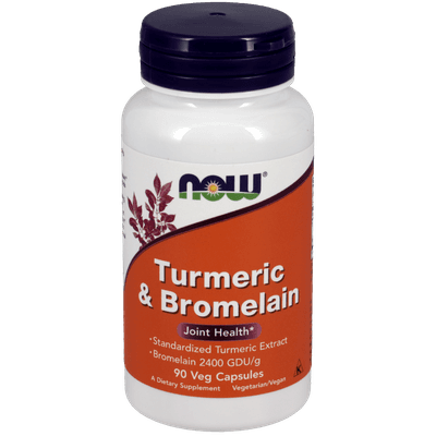 Turmeric & Bromelain Veg Capsules (90 capsules)