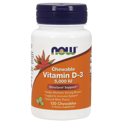Vitamin D-3 5000IU Chewable (120 Chewables)