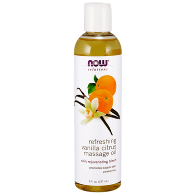 Vanilla Citrus Massage Oil (8 Ounces)