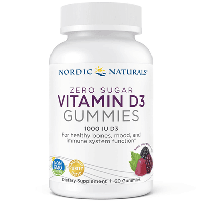 Zero Sugar Vitamin D3 Gummies (60 gummies)