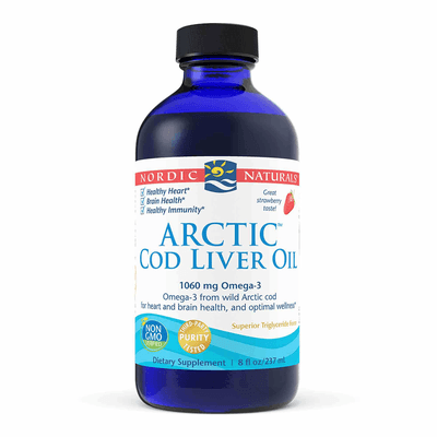 Arctic Cod Liver Oil Strawberry (237 Milliliters)