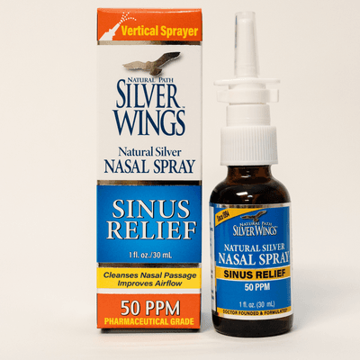 Colloidal Silver Sinus Relief 50 PPM (30 Milliliters)
