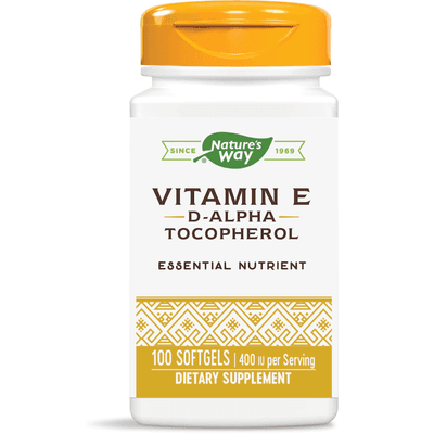 Vitamin E D-Alpha Tocopherol (100 Softgels)