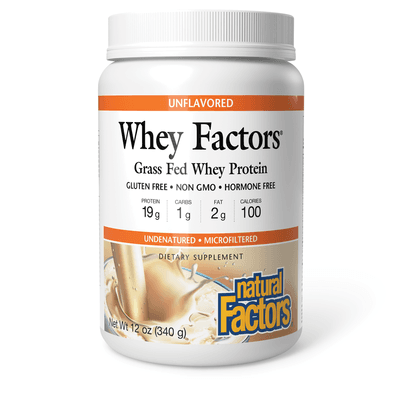 Whey Factors Unflavored Powder (340 Grams)