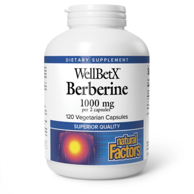 WellBetX® Berberine 1000 mg (120 capsules)