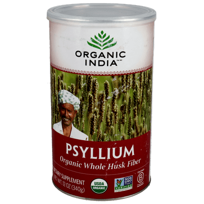 Organic Whole Husk Psyllium (340 Grams)