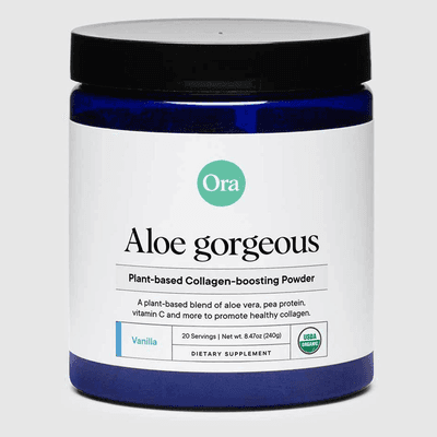 Aloe Gorgeous: Vegan Collagen Booster - Vanilla (240 Grams)