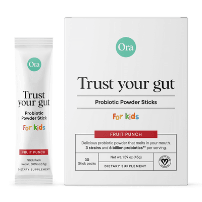 Trust Your Gut: Kids Probiotic Stick - Fruit Punch (30 packets)