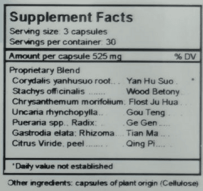 Headache Release 525mg (60 capsules)