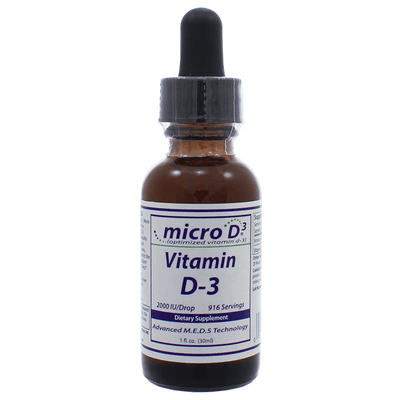 Micro Vitamin D3 2,000IU Liquid (30 Milliliters)