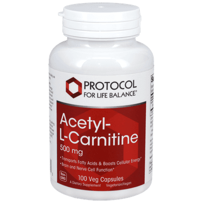 Acetyl-L-Carnitine 500mg (100 capsules)