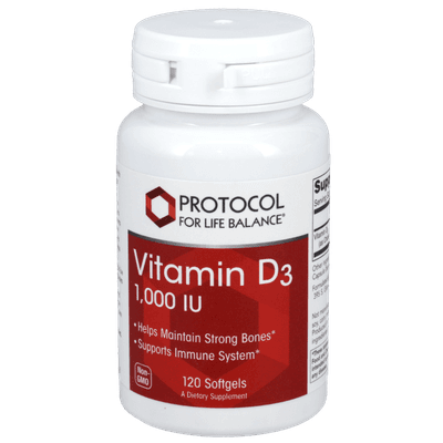 Vitamin D3 1,000IU (120 Softgels)