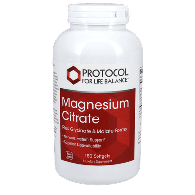 Magnesium Citrate Softgels (180 Softgels)