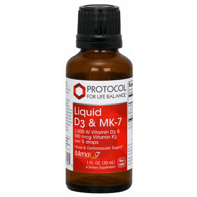Liquid Vitamin D3 & MK-7 (30 Milliliters)