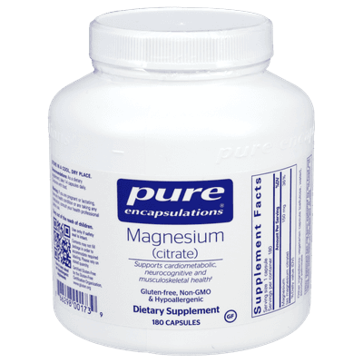 Magnesium (Citrate) (180 capsules)