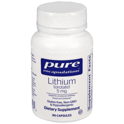 Lithium (Orotate) 5mg (90 capsules)