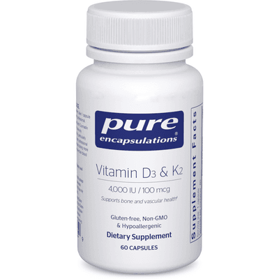 Vitamin D3 & K2 (60 capsules)