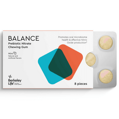 Prebiotic Nitrate Chewing Gum, Mint (8 Count)