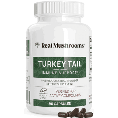 Turkey Tail Mushroom Extract Capsules (90 capsules)