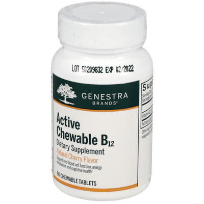 Active Chewable B12/Methylcobalamin (60 Chewables)
