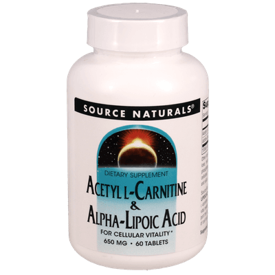 Acetyl L-Carnitine & Alpha-Lipoic Acid (60 tablets)