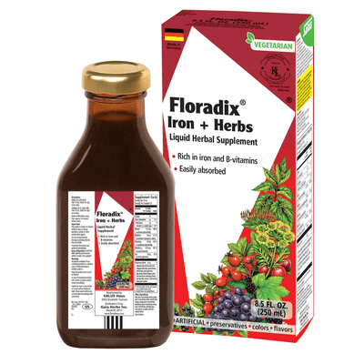 Floradix® Iron + Herbs Liquid Iron and Vitamin (250 Milliliters)
