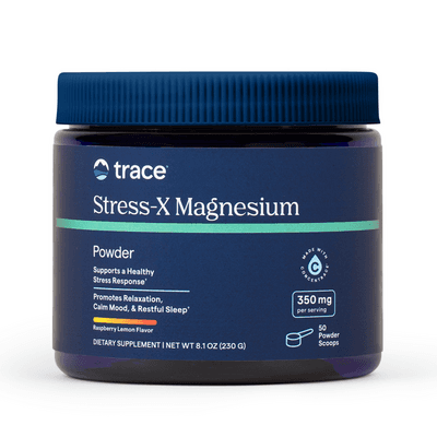 Stress-X Magnesium Powder, Raspberry Lemon (240 Grams)