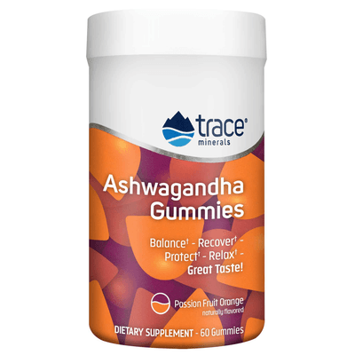 Ashwagandha Gummies - Passion Fruit Orange Flavor (60 gummies)