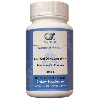 Liu Wei Di Huang Wan Capsules - Rehmanni (100 capsules)