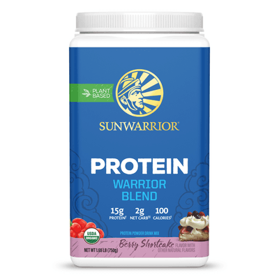 Protein Warrior Blend Berry Shortcake (750 Grams)