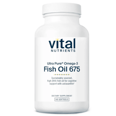 Ultra Pure® Fish Oil 675 High Omega-3 DHA (90 Softgels)