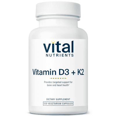 Vitamin D3 + K2 (120 capsules)