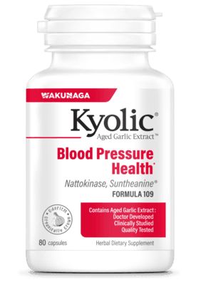 Kyolic Aged Garlic Extract Formula 109 - Blood Pressure Health (80 capsules)