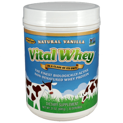Vital Whey®, Vanilla Grass Fed Whey Protein (600 Grams)