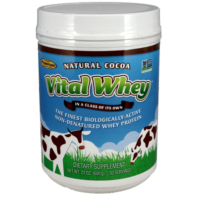 Vital Whey®, Cocoa Grass-Fed Whey Protein (600 Grams)